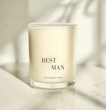 Best Man Candle