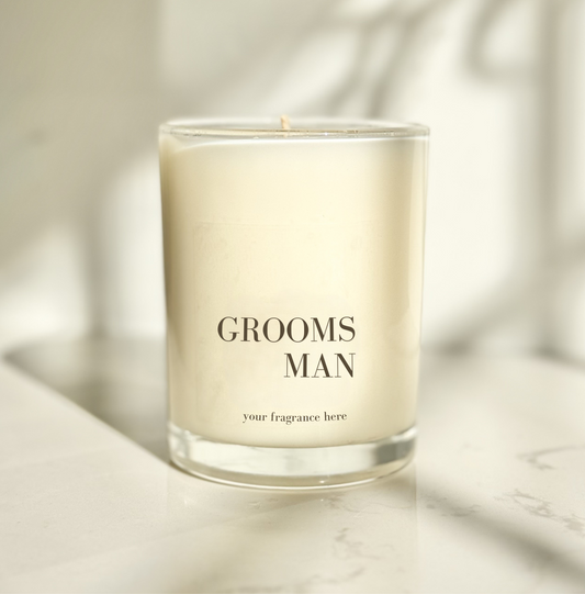 Groomsman Candle