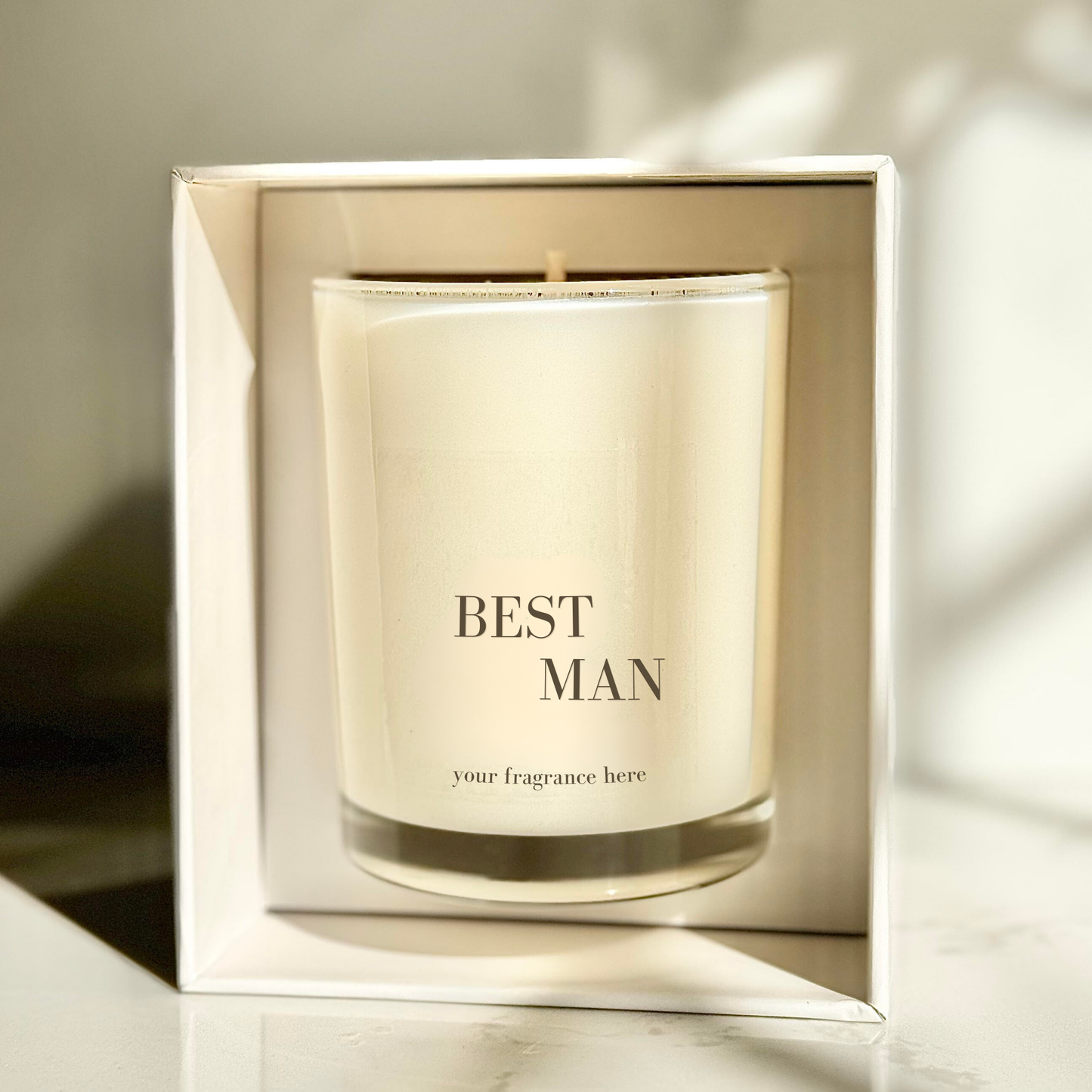 Best Man Candle