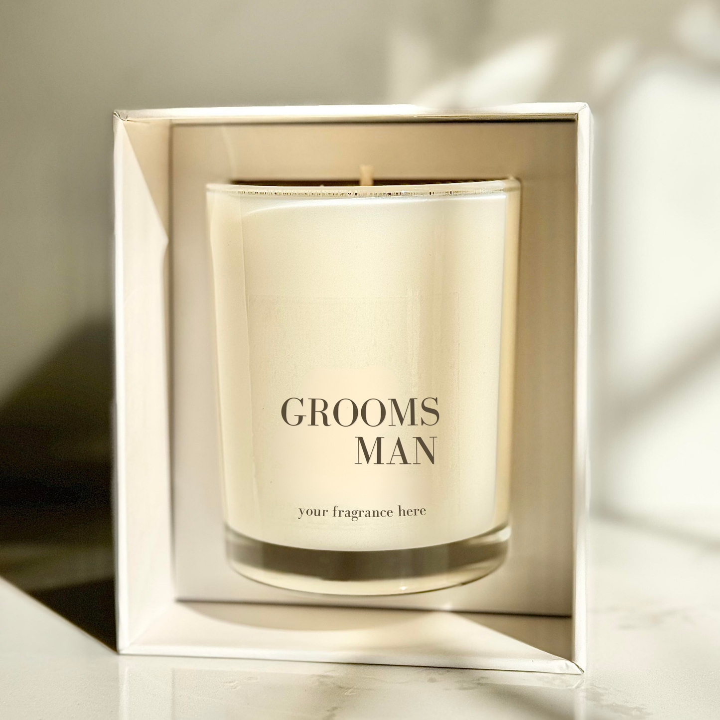 Groomsman Candle